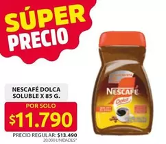 Nescafé - NESCAFÉ DOLCA SOLUBLE