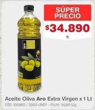 Aro - Aceite Oliva  Extra Virgen x 1 Lt