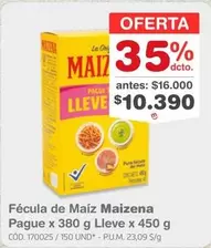 Maizena - Fécula de Maíz