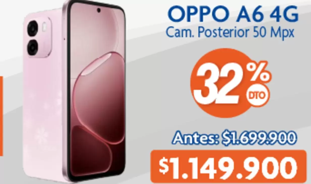 A6 4G Cam. Posterior 50 Mpx