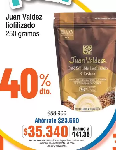 Juan Valdez Café - Liofilizado