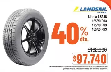 Nacional - Llanta LS388 165/70 R13 175/70 R13 165/65 R13