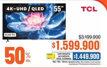 Nacional - 4K-UHD/QLED TV 55"