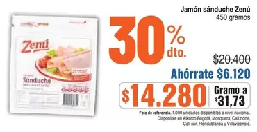 Zenú - Jamón sánduche
