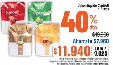 Capibell - Jabón líquido