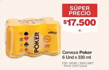 Lager - Cerveza 6 Und x 330 ml