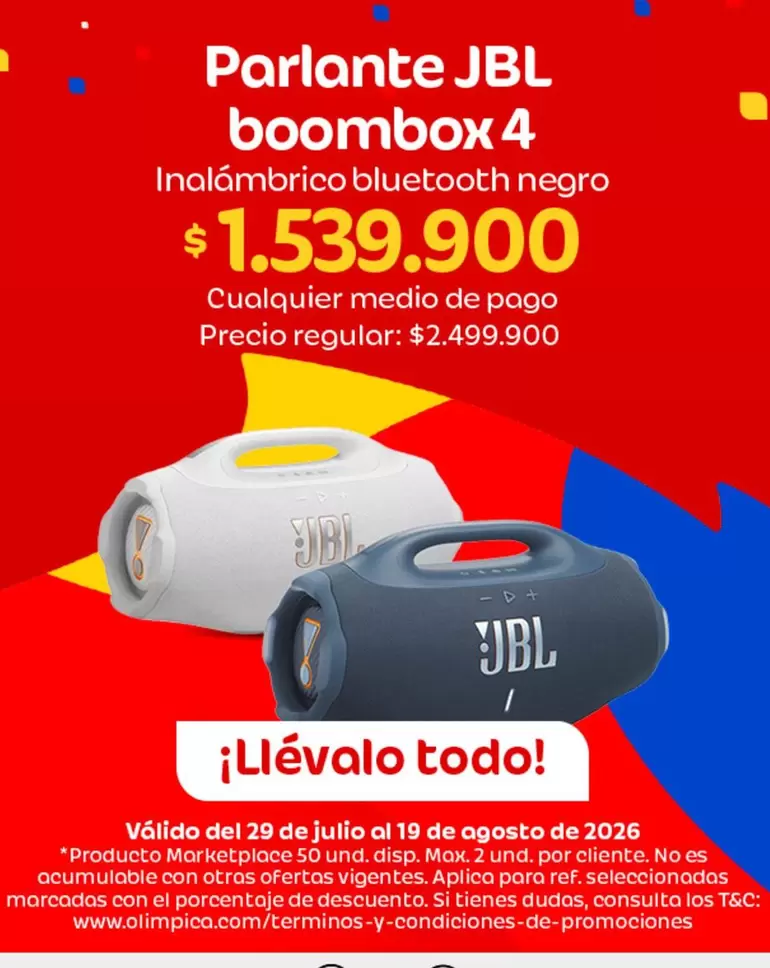 Boombox - Parlante JBL boombox 4