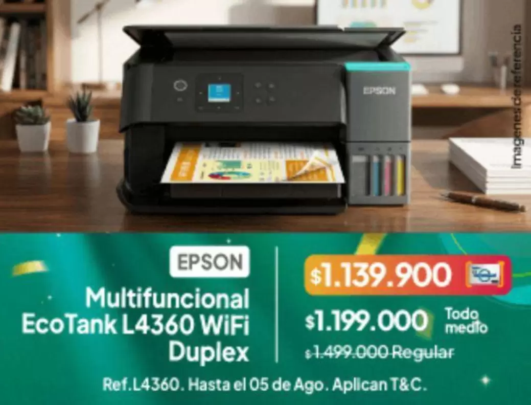 Epson - Multifuncional EcoTank L4360 WiFi Duplex