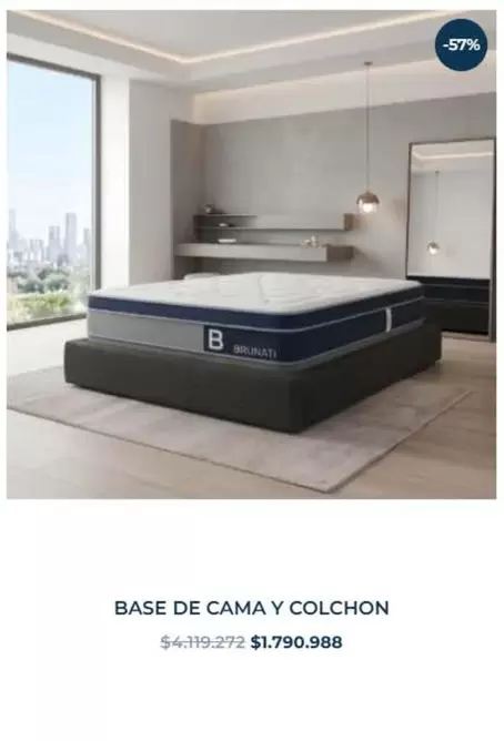 BASE DE CAMA Y COLCHON