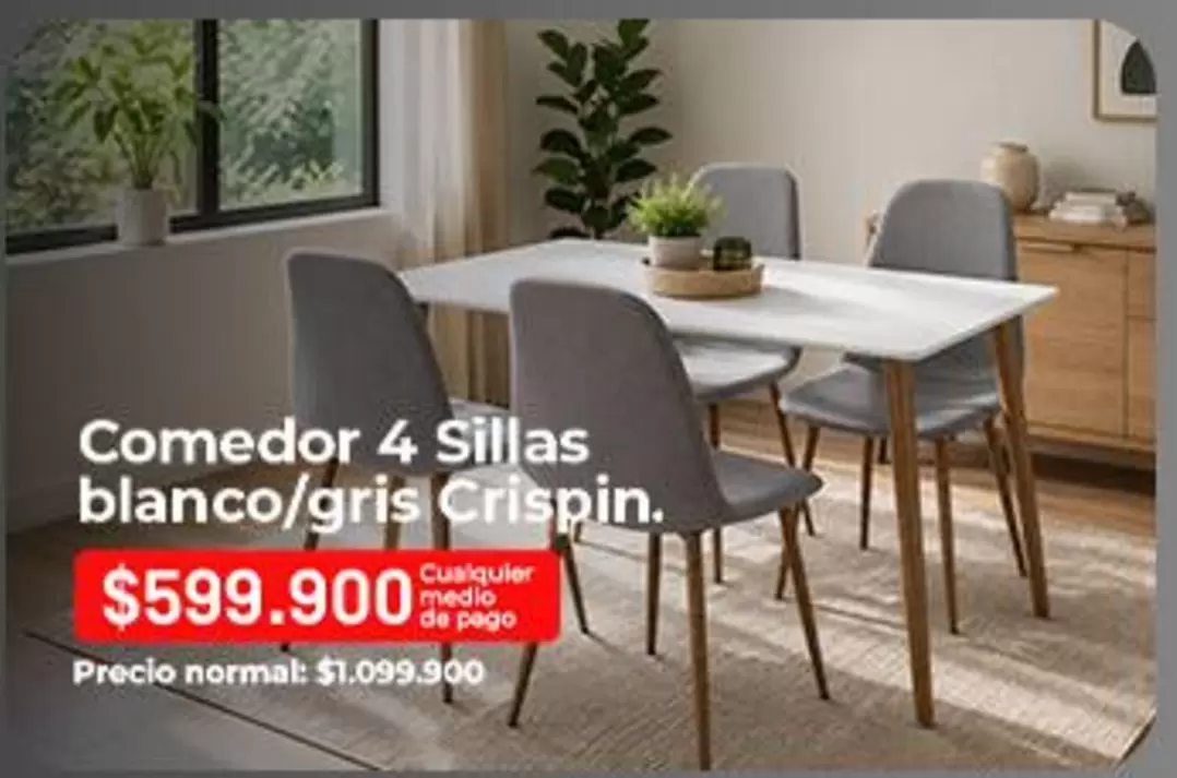 Comedor 4 Sillas
