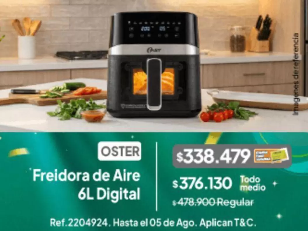 Oster - Frelidora de Aire 6L Digital
