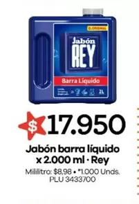 Rey - Jabón barra líquido