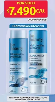 Be Beauty - SHAMPOO Y ACONDICIONADOR HIDRATACIÓN INTENSIVA