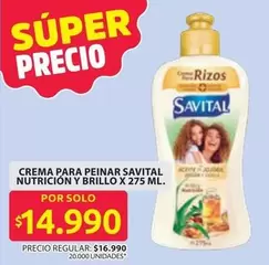 Savital - Crema para peinar