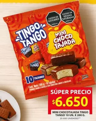 Tango - MINI CHOCO TAJADA