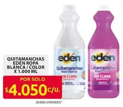 Eden - QUITAMANCHAS ROPA BLANCA / COLOR