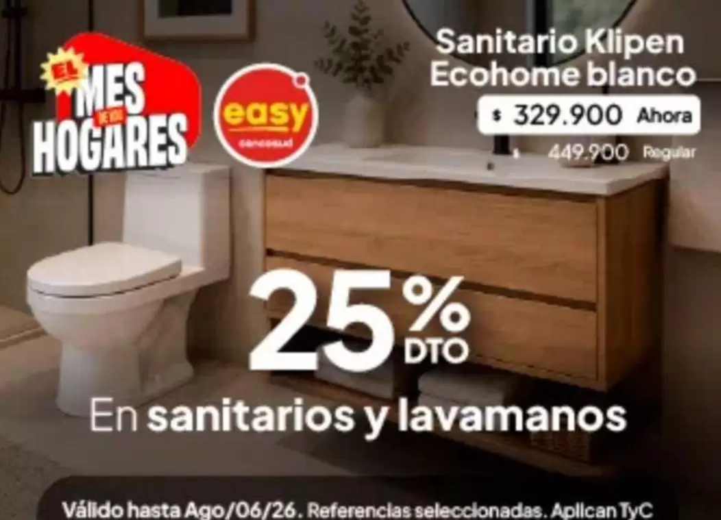 Sanitario Klippen Ecohome blanco