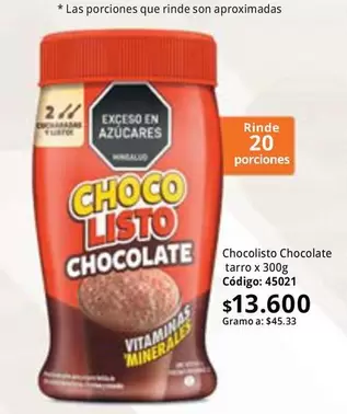 Chocolisto - Chocolate tarro