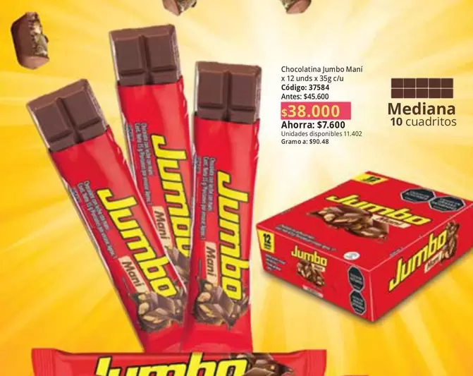 Jumbo - Chocolatina Mani