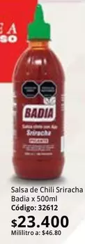 Badia - Salsa de Chili Sriracha 32612