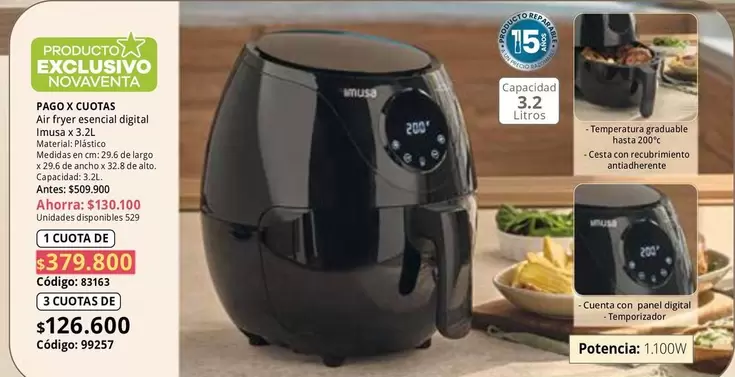 Philips - Air fryer esencial digital