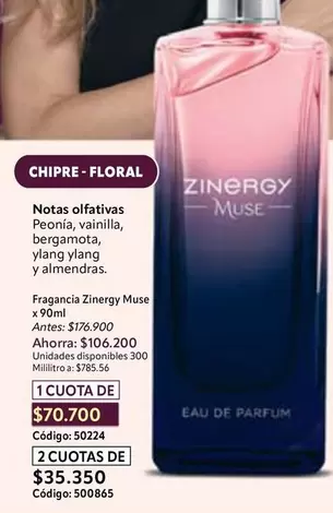 Zinergy Muse Eau de Parfum
