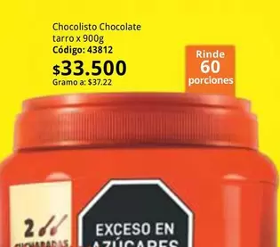 Chocolisto - tarro