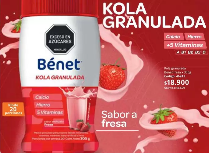 Bénet - KOLA GRANULADA