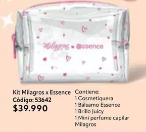 Essence - Kit Milagros x Código: 53642