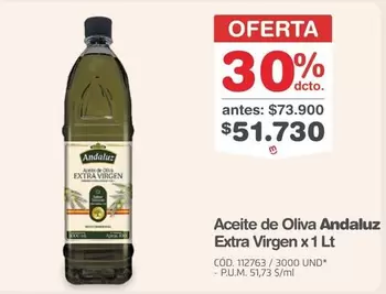 Aceite de Oliva Extra Virgen x 1 Lt
