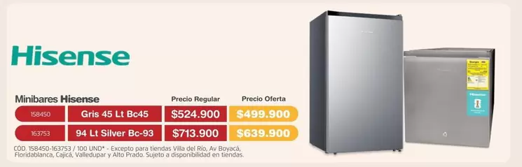 Hisense - Minibares