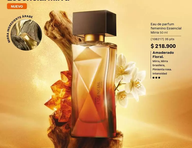 Natura - Essencial Mirra Eau de parfum feminino