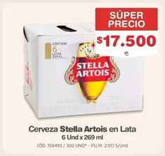 Stella Artois - Cerveza en Lata