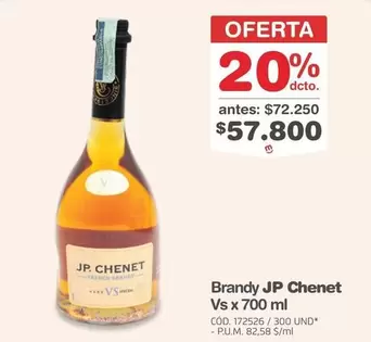 Brandy VS x 700 ml