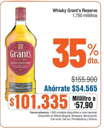 Grant's - Whisky Reserve