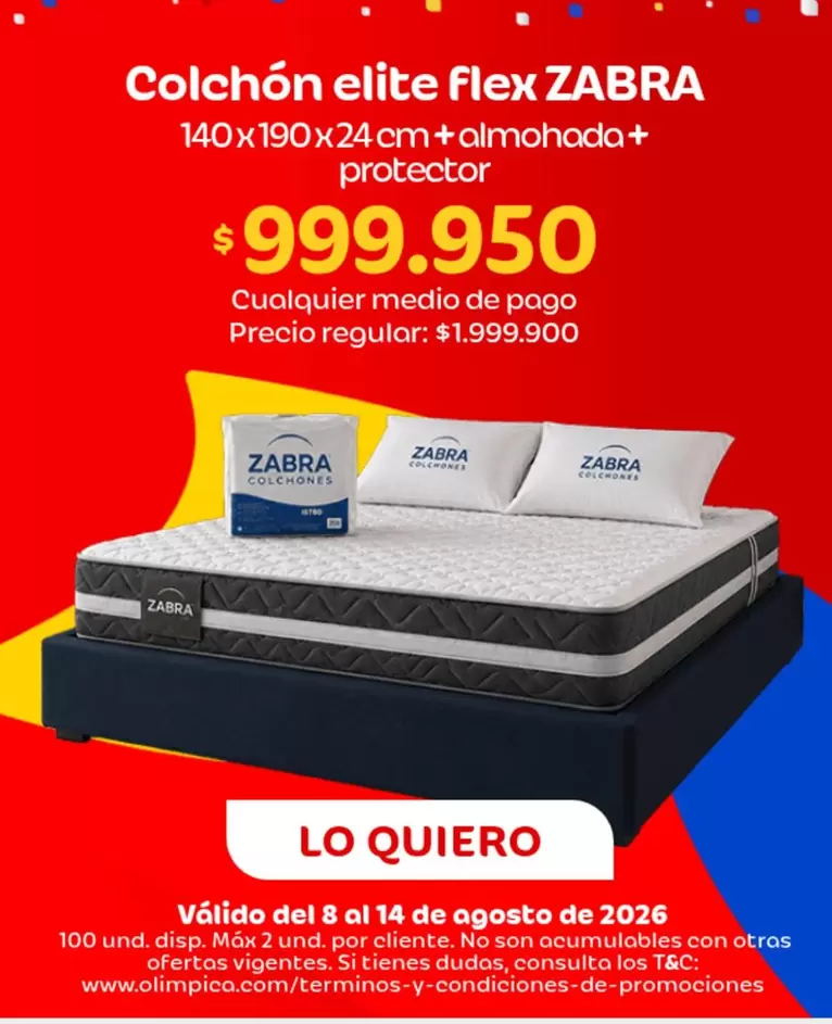 Zabra - Colchón elite flex
