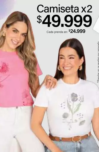no - Camiseta x2