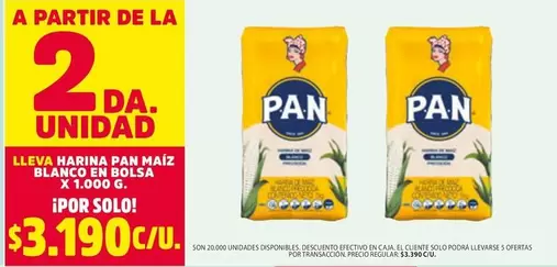 Harina de Maíz Blanco