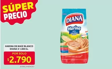 Diana - Harina de Maíz Blanco