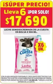 Cuesta - Leche Semidescremada