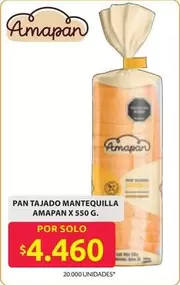 PAN TAJADO MANTEQUILLA