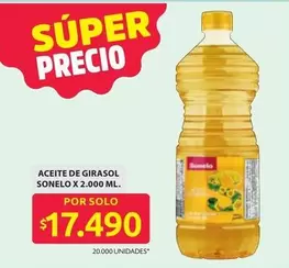 Sonelo - ACEITE DE GIRASOL
