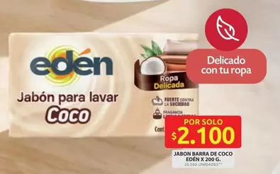 Eden - Jabón para lavar Coco