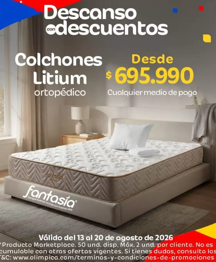 Pago - Colchones Litium ortopédico
