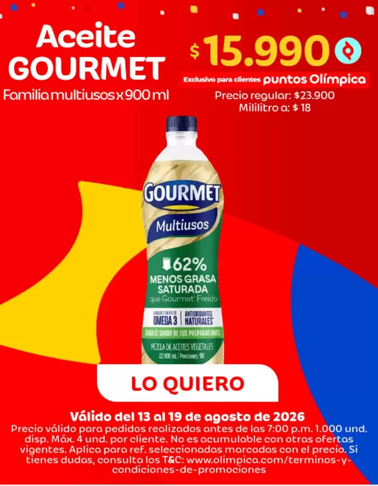 Gourmet - Aceite Multiusos