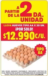 HUEVOS TIPO AA
