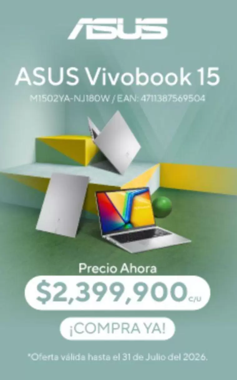 Asus - ASUS Vivobook 15 M1502YA-NJ180W