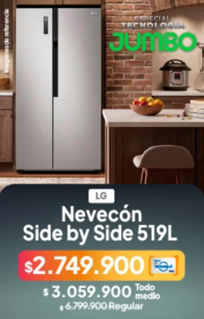 LG - Nevecón Side by Side 519L