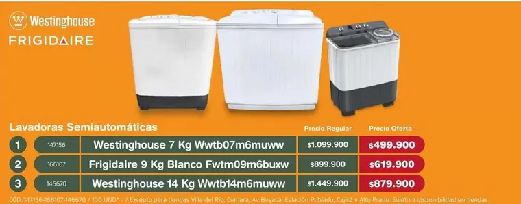 Westinghouse - 7 Kg Wwtb07m6muww