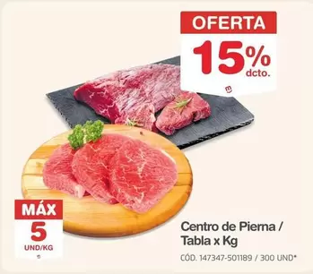 Centro de Piema / Tabla x Kg